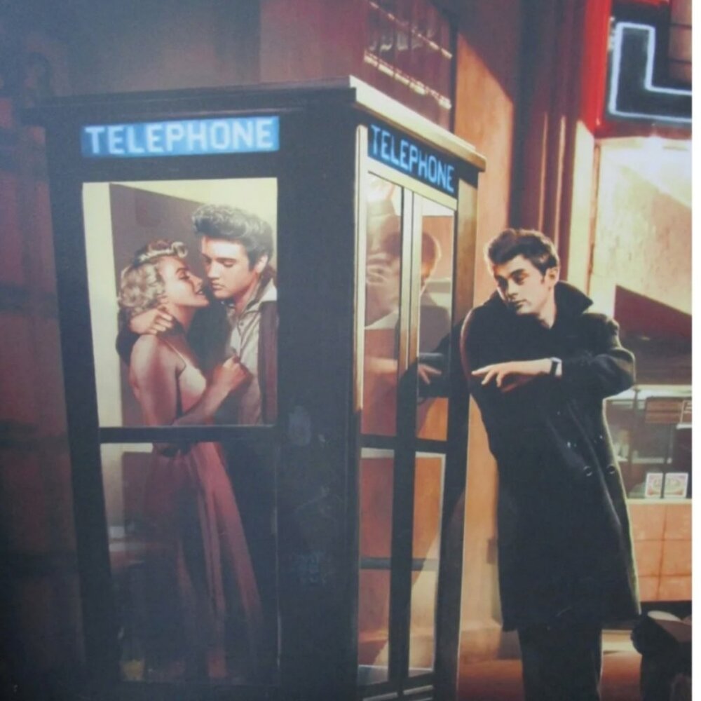 Light-up "Midnight Matinee - James Dean,Humphrey Bogart, Elvis & Marilyn Monroe - Picture 2 of 4